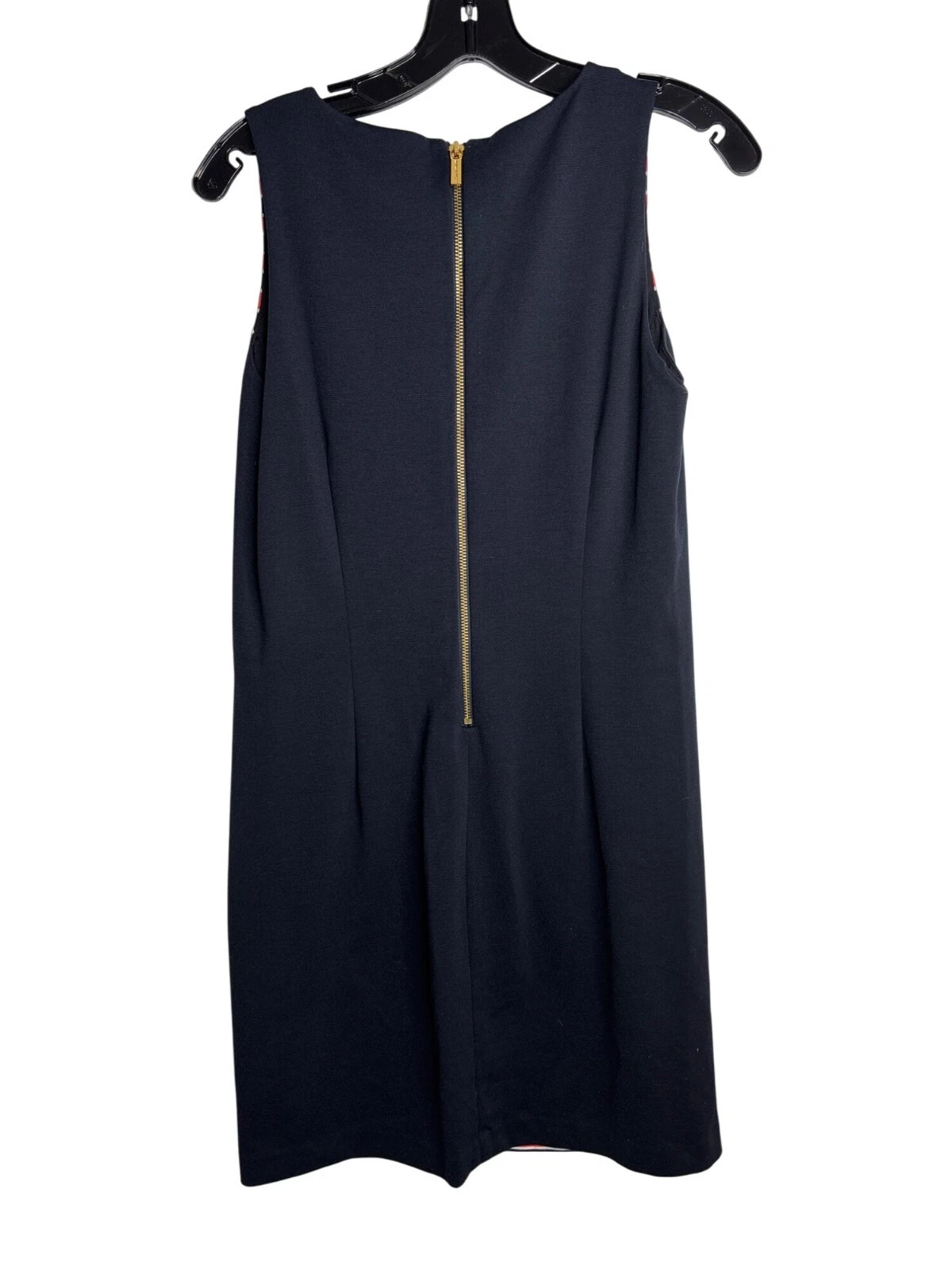 Abito Michael Kors in maglia senza maniche a righe arancioni e blu taglia 8