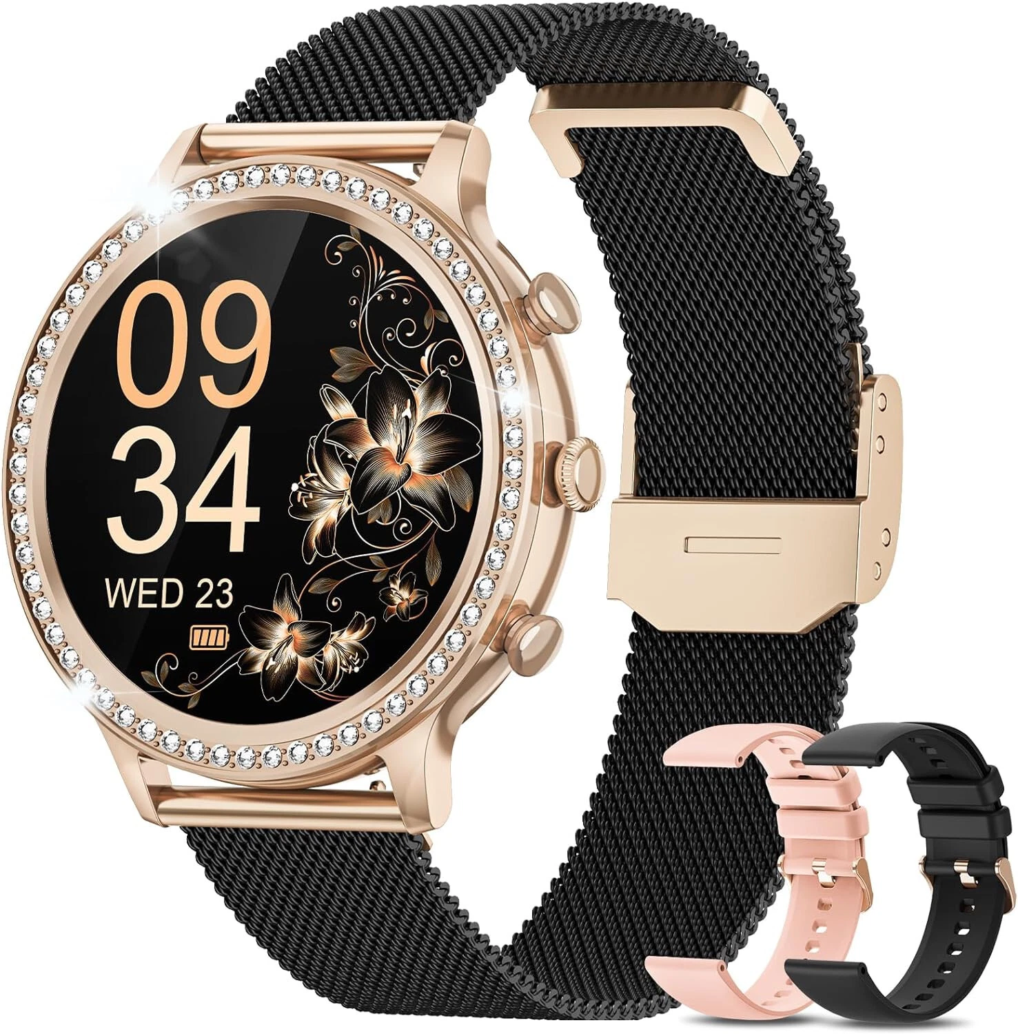 Smart Watch Women Men with Phone Function Wristwatch for iPhone Samsung Huawei