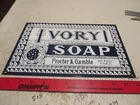 Ivory Soap Proctor and Gamble Products Vintage Porcelain Metal Sign 12 x 8"