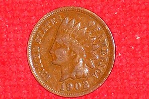 1902, Rare Old Antique, Indian Head Penny, (124 Years Old).