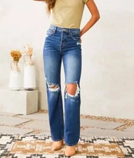 Kan Can 90's Straight Jean Skye High rise Size 26