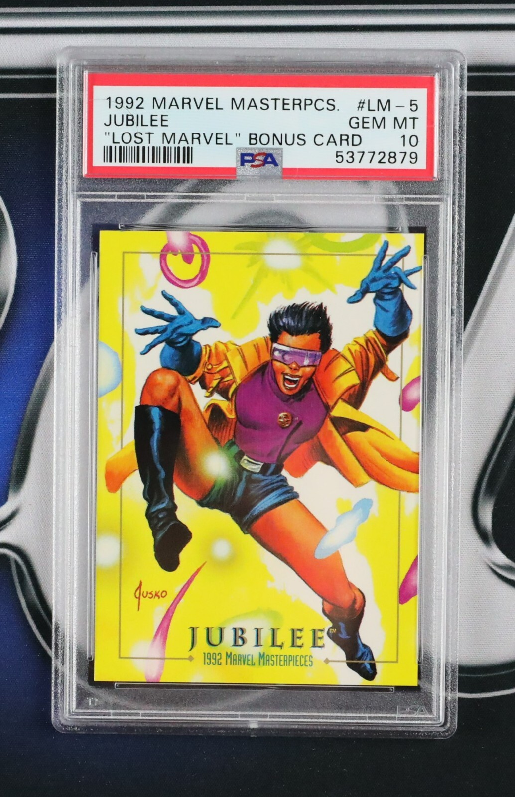 1992 Marvel Masterpiece LM5 Jubilee Lost Marvel PSA 10 GEM MINT Low