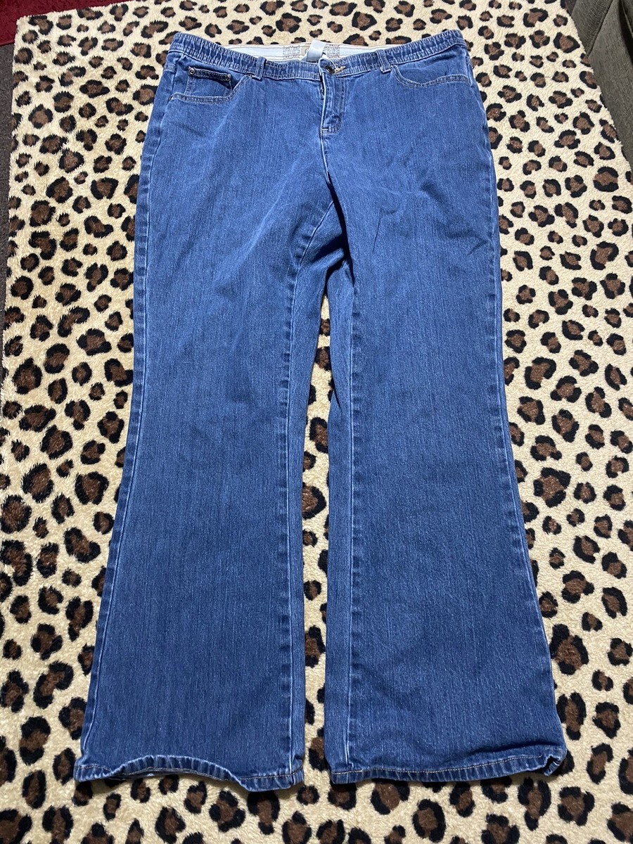 Jean Femme CJ Banks Dark Wash, Taille 14W, Longueur 25 Pouces - Occasion Très Bon état
