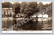 Cedar Croft Ontario RPPC Bunk House Alley Parry Sound District