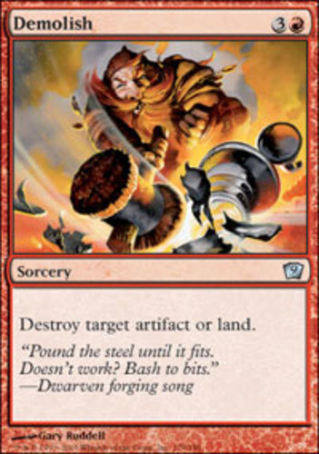 殺し　英語版　foil mtg Demolish - Foil LP, English MTG 9th Edition | eBay