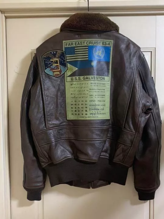 AVIREX Type G-1 Flight Leather Jacket Size L Made in USA | eBay