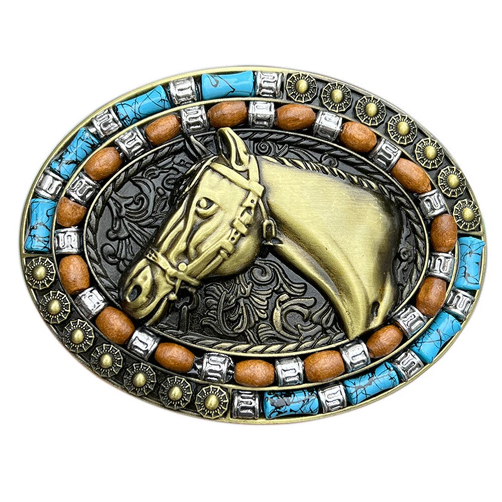 Horse head 2025 belt buckle