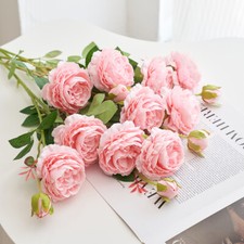 5 Branches Simulation Flower Silk Flower Bouquet Table Decor Artificial Flower