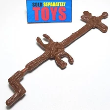 Vtg Star Wars Ewok Village FIRE PIT PLACE CRANK spit post log playset brown part