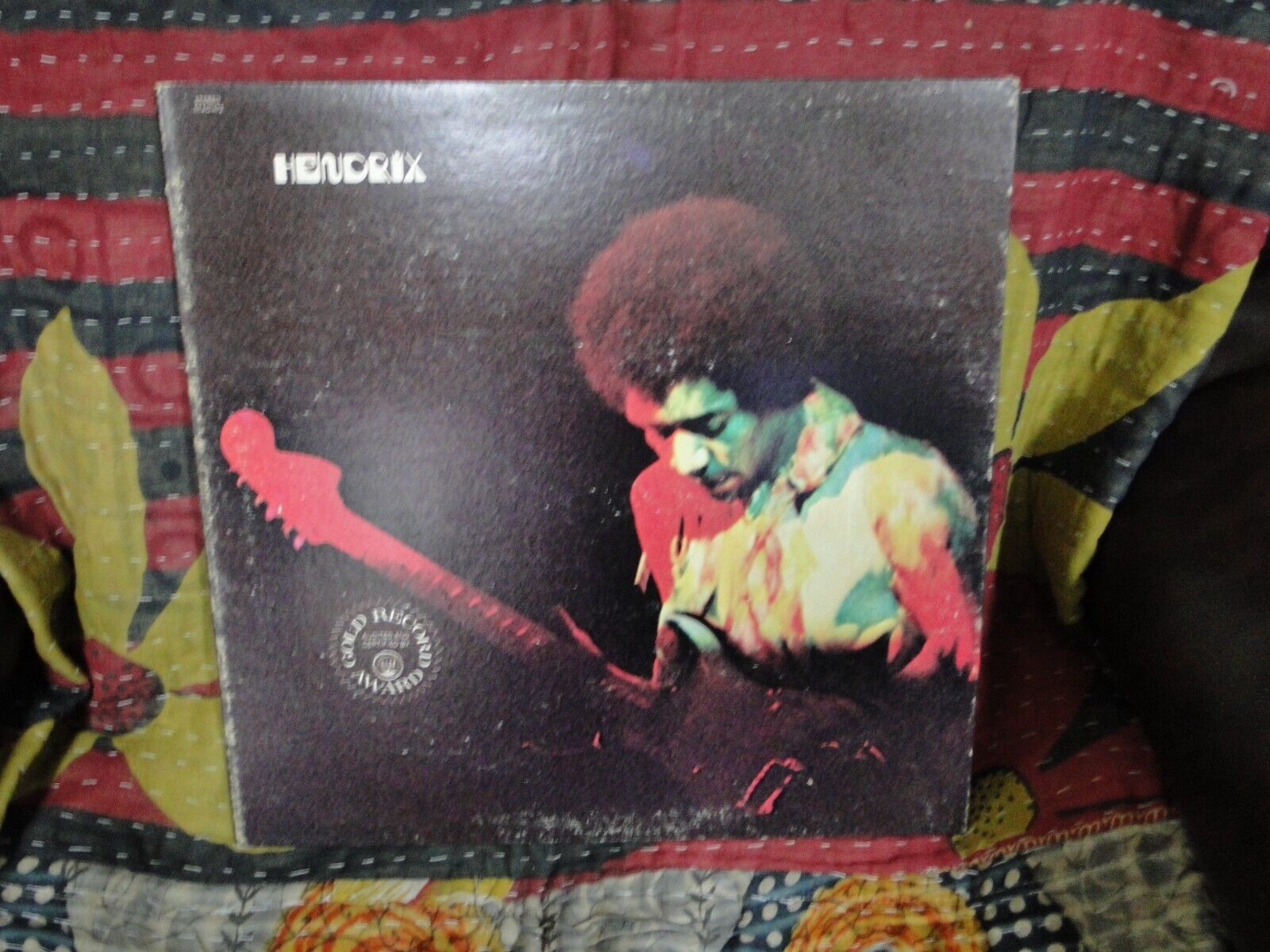 JIMI HENDRIX "BAND OF GYPSYS 1970 EXC. VINYL AND VG+ COVER