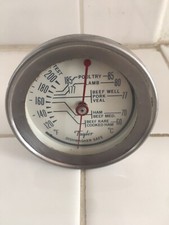 Vintage Taylor Beef Chicken Pork Meat Thermometer Water Tight Dishwasher Safe