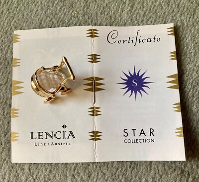 Lencia Austria Star Collection Kinderwagen Stroller Bleikristall 22 K Vergoldung