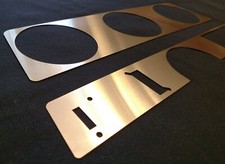 1970 1971 Or 1972 Cutlass 442 Brushed Stainless Steel 3 Piece Coupe Dash Kit