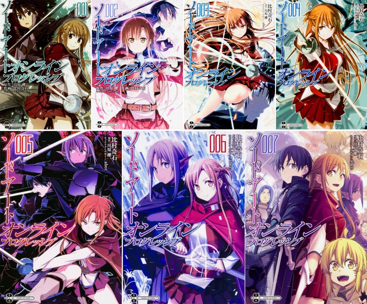 Linea de Tiempo de Sword Art Online Novelas