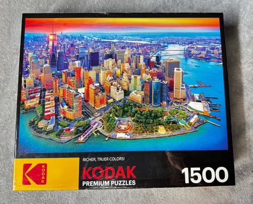 Kodak Premium Jigsaw Puzzle 1500 Piece "Aerial View Of Manhattan, NYC" *New