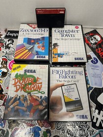 Sega Master System Original Console  CIB tested and working with games