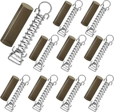 AXE 8" Swimming Pool Cover Stainless Steel Spring with vinyl Sleeve - 10 Pack