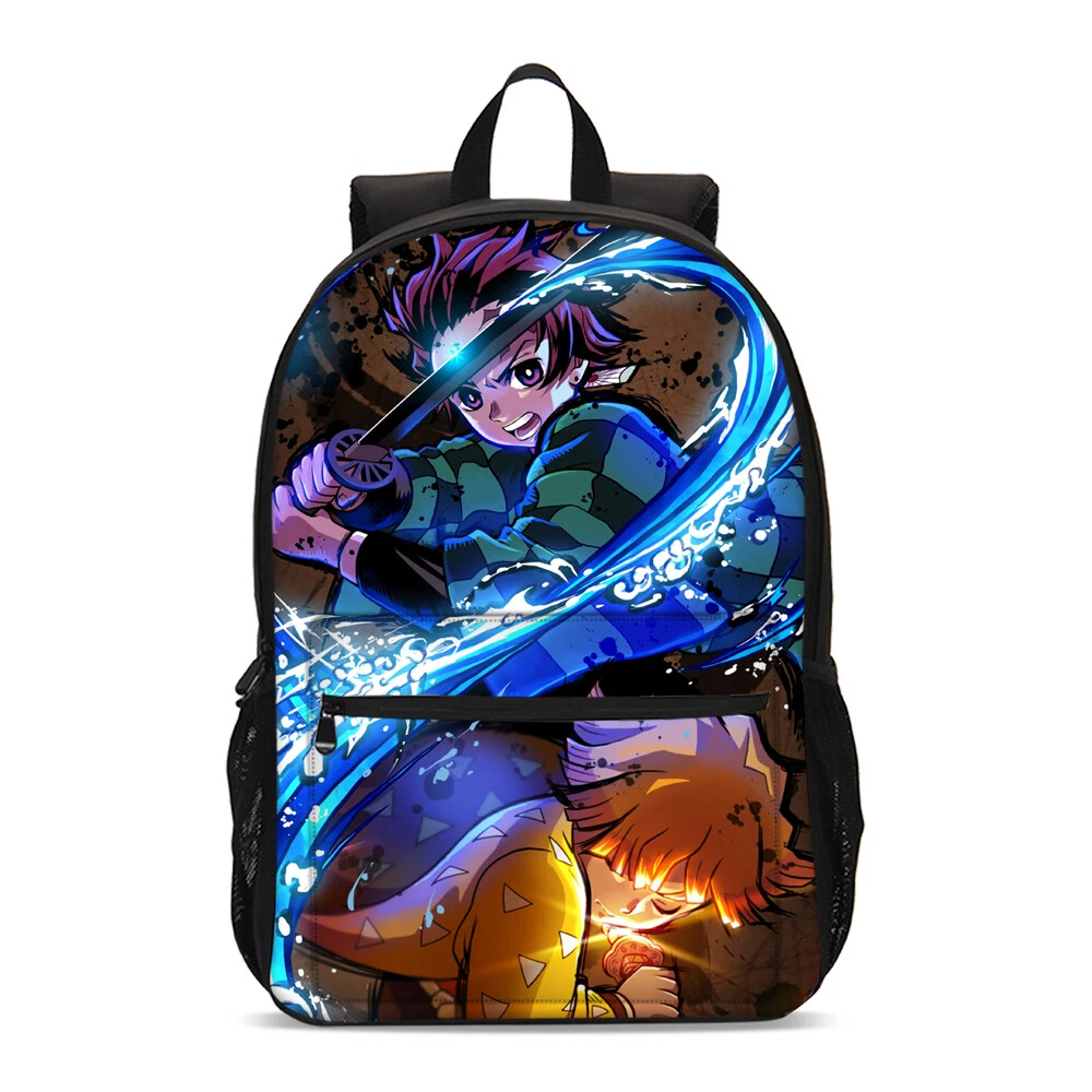 demon Tanjirou Anime Students Backpack, School Bag, Back To School Gift
