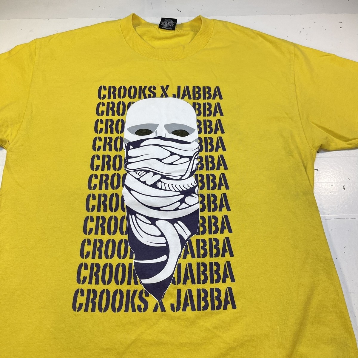 JBWKZ CLOTHING JABBAWOCKEESZ CROOKS x JABBA T SHIRT Mens L JBWKZ CLOTHING JABBAWOCKEESZ CROOKS x JABBA T SHIRT Mens L