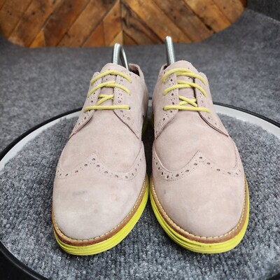 美品 COLE HAAN 名作 LUNARGRAND オールレザー 9M Cole Haan LunarGrand Long Wing Tip Leather Black Men's 7