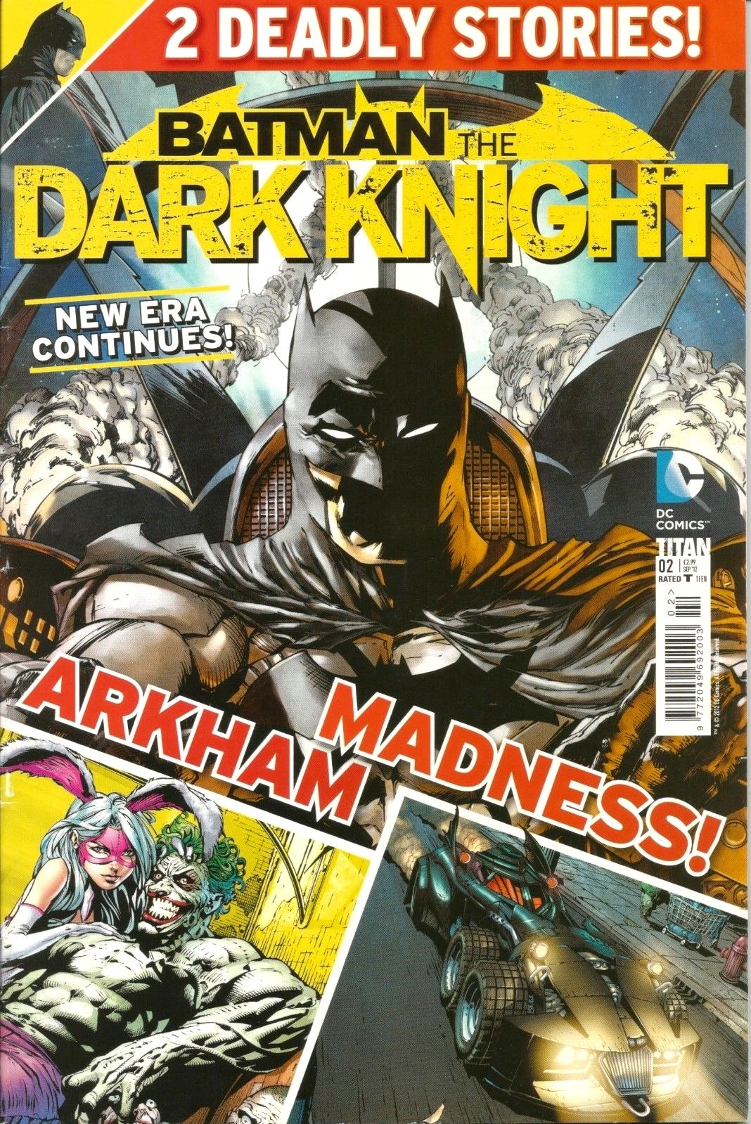 BATMAN THE DARK KNIGHT #2 (VOL 1)  DC COMICS  TITAN COMICS UK  SEP 2012  VG