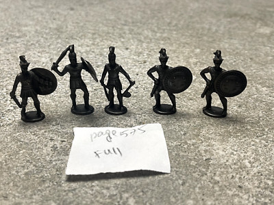 RARE VINTAGE KINDER SURPRISE FERRERO FULL SET METAL SPARTANS 1977