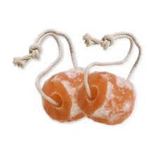 Pack of 2 Himalayan Rock Salt Licks 2 LB Each for Horses - Natural Mineral Block