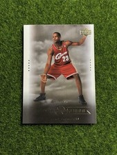 LeBron James 2003-04 Upper Deck Boxed Set Tall Task Rookie RC Card #27 Cavaliers. rookie card picture