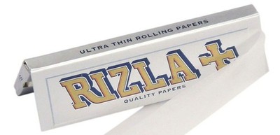 Rizla Silver Cigarette Rolling Papers - 10 Packets 10 Count (Pack of 1) 
