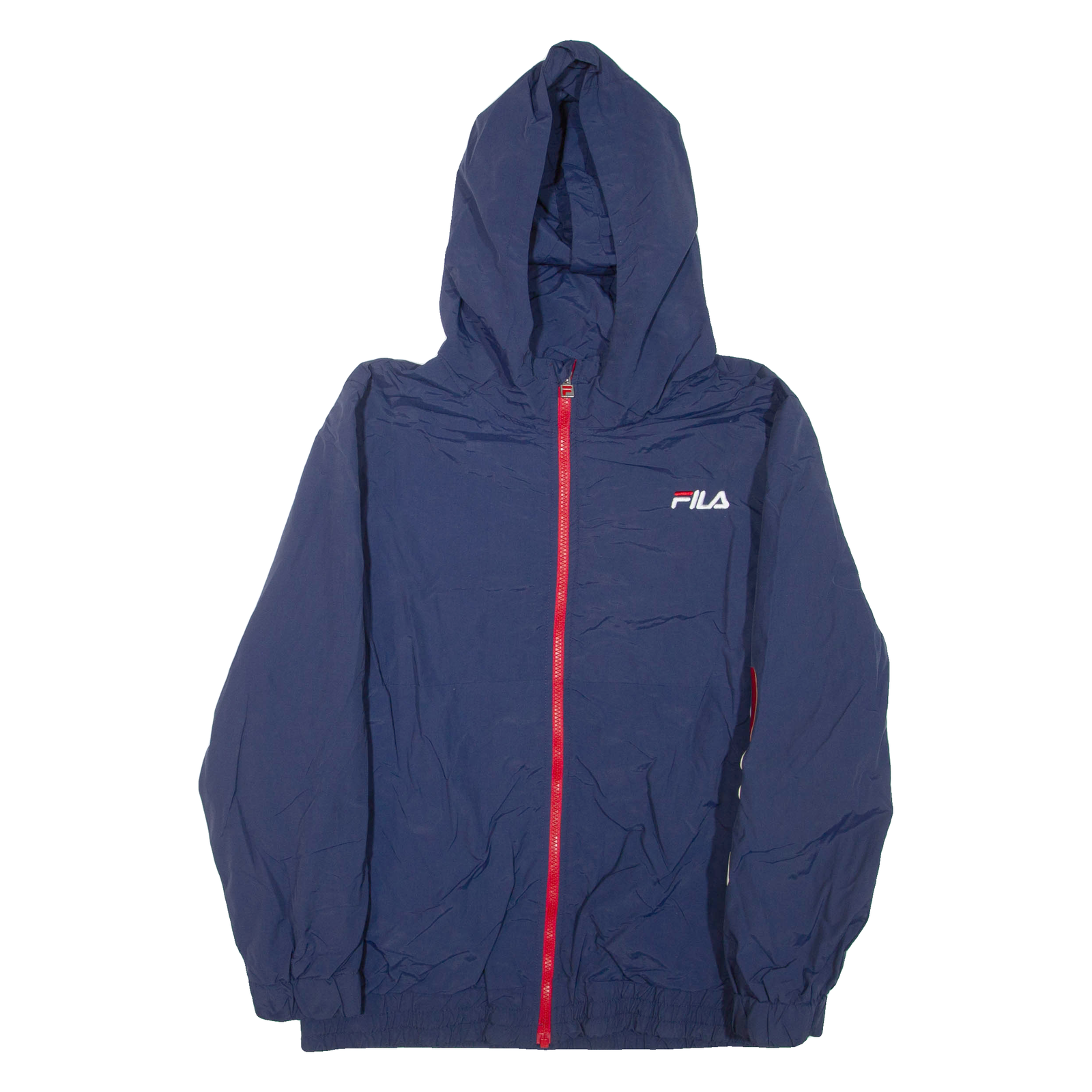 FILA Giacca Ragazzo Blu Nylon con Cappuccio XL