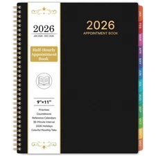 2026 Appointment Book/Planner - 2026 Planner Large 9" x 11", Jan 2026 - Dec 2026