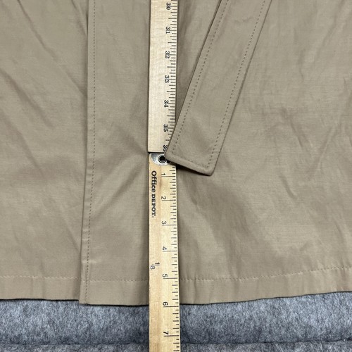 Sam Edelman Trench Coat Womens Small Belted Double Breasted Classic Long Jacket - Picture 14 of 20