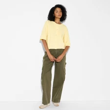 Women's Crewneck Cardigan - Wild Fable