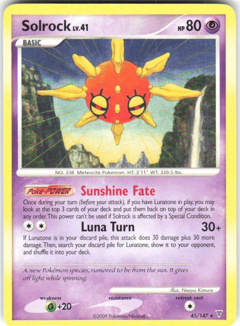 Solrock 45/147 Supreme Victors SV MP Pokemon Card TCG