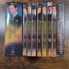 Murdoch Mysteries Seasons 1 thru 11 and 3 Movie collection. DVD (Used)