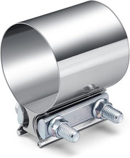 4" Stainless Steel Exhaust Seal Band Clamp - Durable Butt Joint Connection