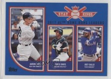 2018 Big League Stat Kings Trio Blue Joey Gallo Khris Davis Aaron Judge #302 9p5