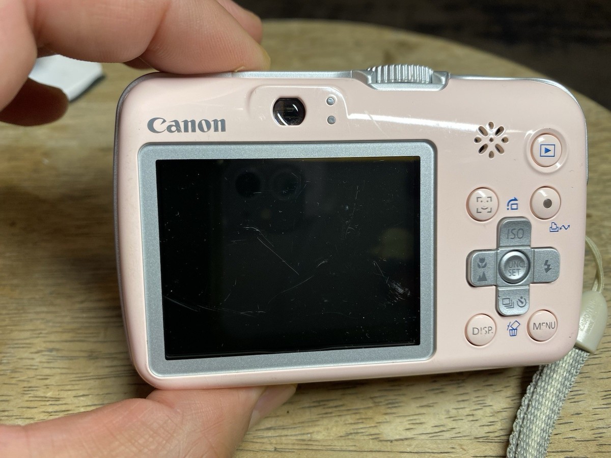Canon PowerShot E1 Pink 10.0MP 4X Optical Zoom TESTED Working NO