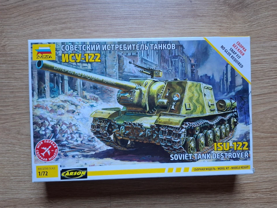 MAQUETTE ZVEZDA 1/72 TANK DESTROYER ISU 122 (NEUF) - Photo 1/1