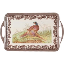 Spode Woodland 19" Rectangular Handled Serving Melamine Tray 9035983