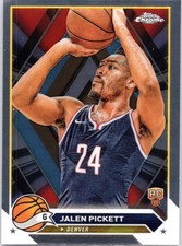 2023-24 Topps Chrome #165 Jalen Pickett Nuggets RC