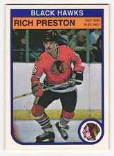 1982-83 O-Pee-Chee #71 Rich Preston Blackhawks