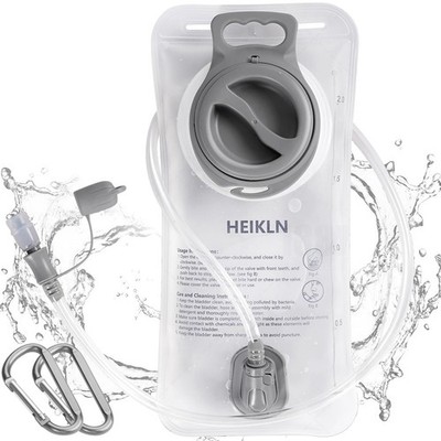 Hydration Bladder 2 Liter,Water for Hiking 2L White