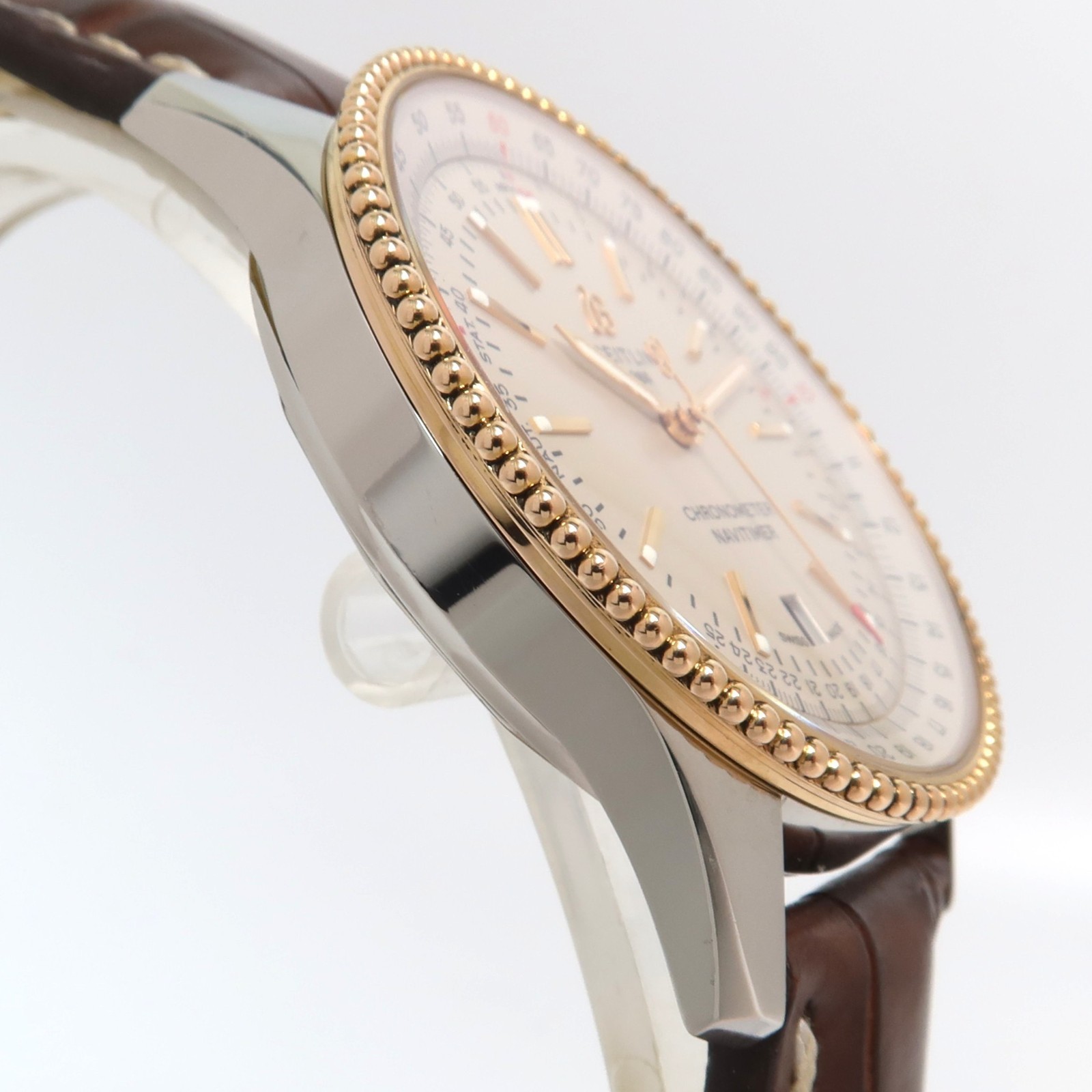 Breitling Navitimer Automatic 41 Silver Dial 18kt… - image 9