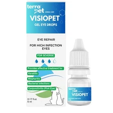 Visiopet Pet Eye Drops - Eye Drops for Dogs and Cats Vet-Recommended Dog Eye ...