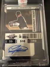 2022 Panini Chronicles - Contenders Prospect Ticket Jasson Dominguez Auto RC