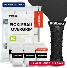 Pickleball OverGrip Tape - Pack of 3/6/12/22/60 - Extra Tacky White Pickleball G