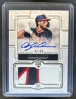 2025 Topps Definitive Dylan Crews Rookie Patch Auto Cards RC #/50 Nationals