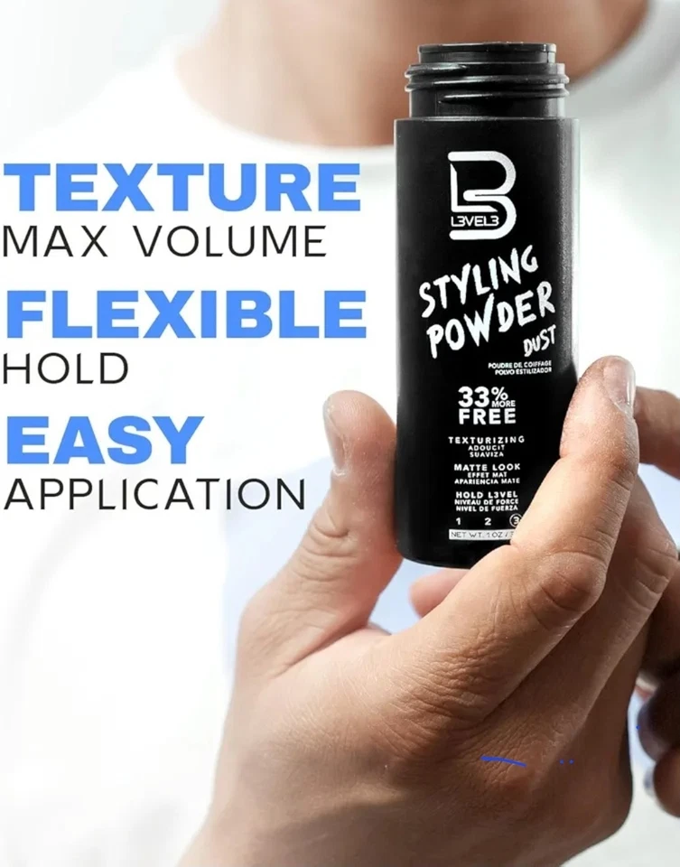 Level 3 Styling Powder, Natural Look L3 - Easy to Apply with No Oil or Greasy - Image 3 of 4