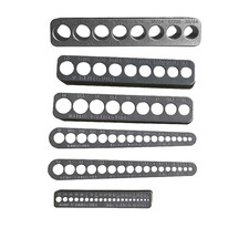Big Gator 6-Pc V-Drill Guide Set - Effortless Precision Drilling!